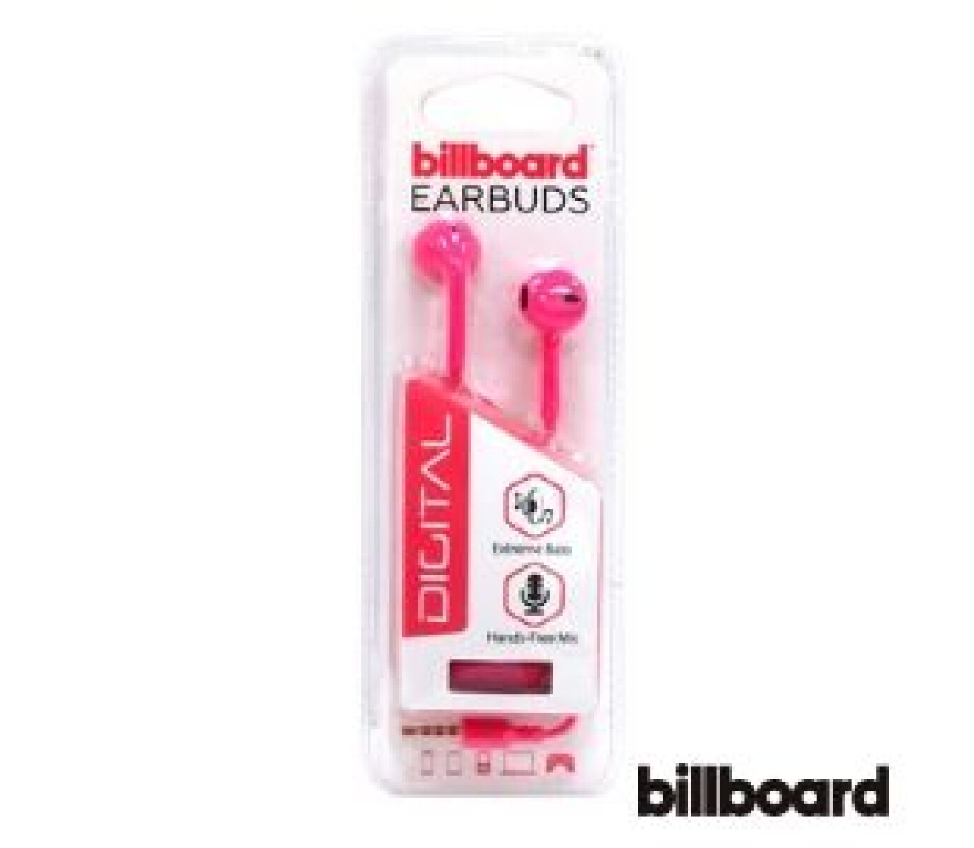 BILLBOARD BB258 EARPHONE ROSADO - Billboard Bb258 Earphone Rosado 