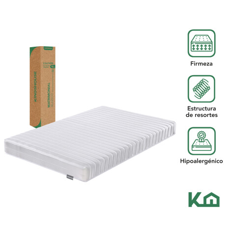 Colchon espuma 2 plazas de alta densidad en caja 188x138x16 cm Colchon espuma 2 plazas de alta densidad en caja 188x138x16 cm