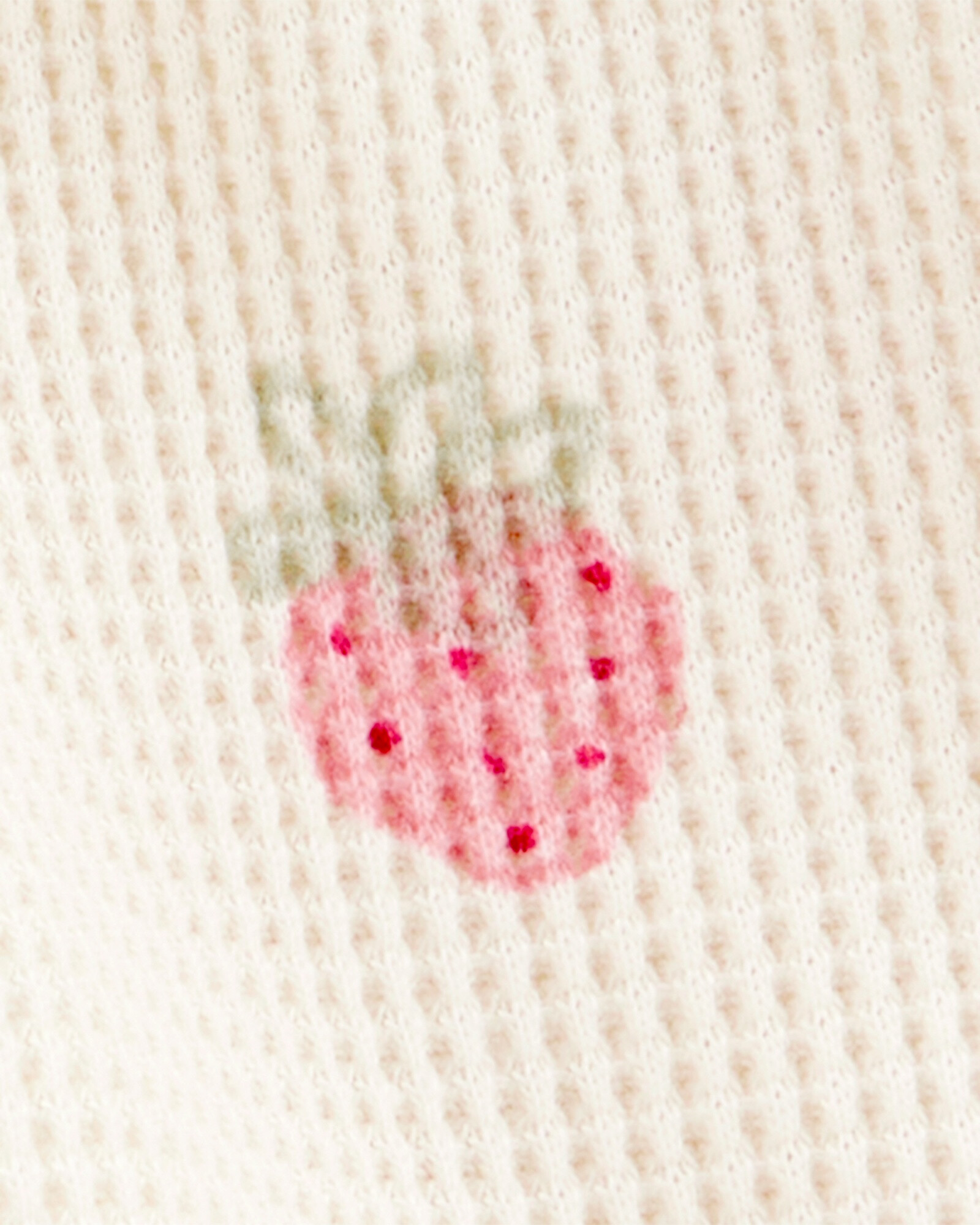 Short de algodón térmico, diseño frutillas Sin color