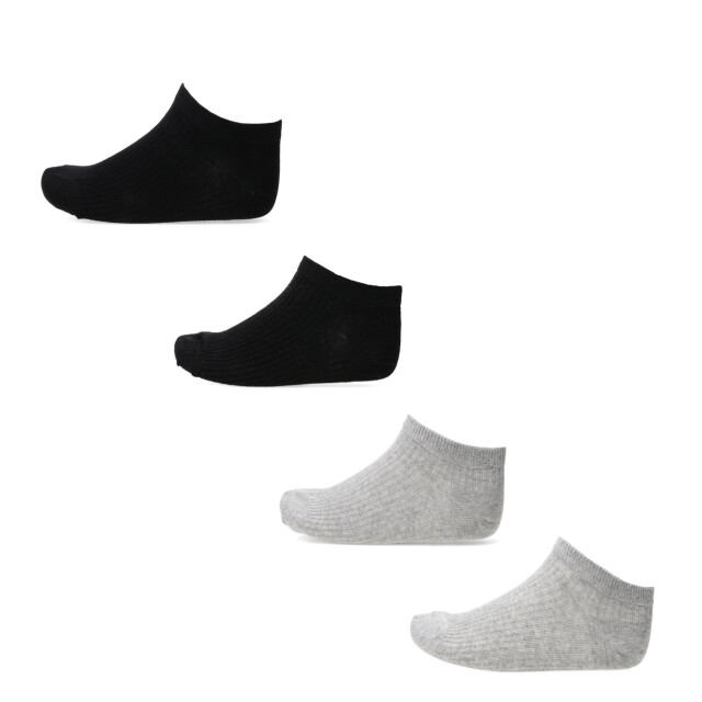 Medias de Mujer Miss Carol pack x4 Gris - Negro