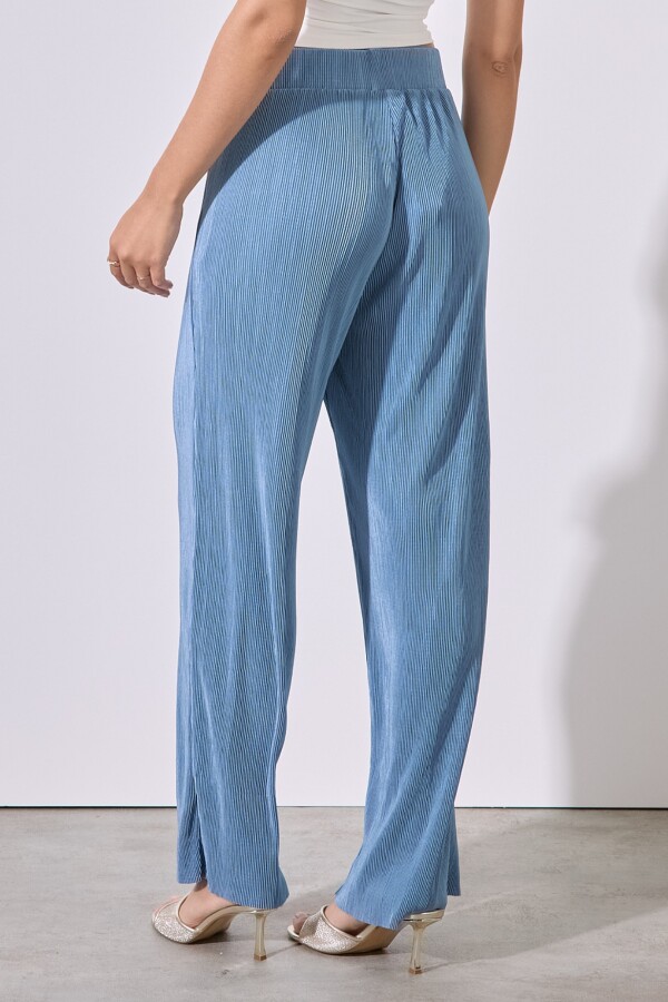 Pantalon Plisado AZUL