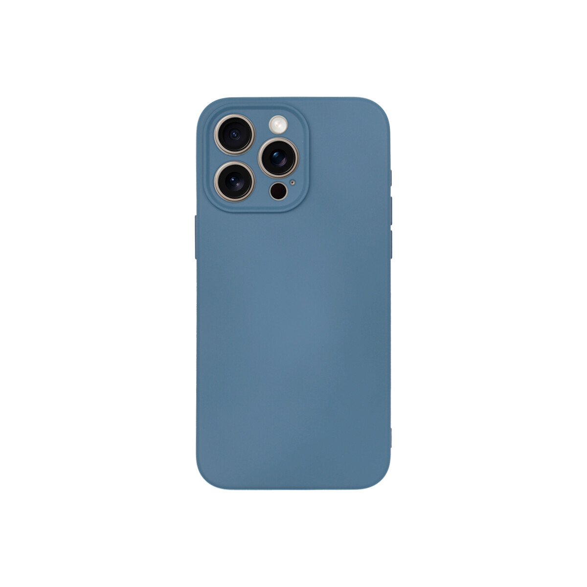 Protector iPhone 15 Pro Max engomado color azul 