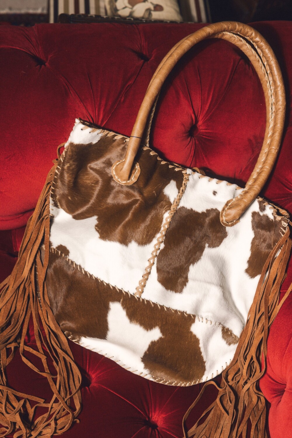 Atalaya Cowhide Flecos Claro / Camel