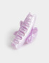 Broche Premium Broche Acrílico Con Moño - Violeta Lila