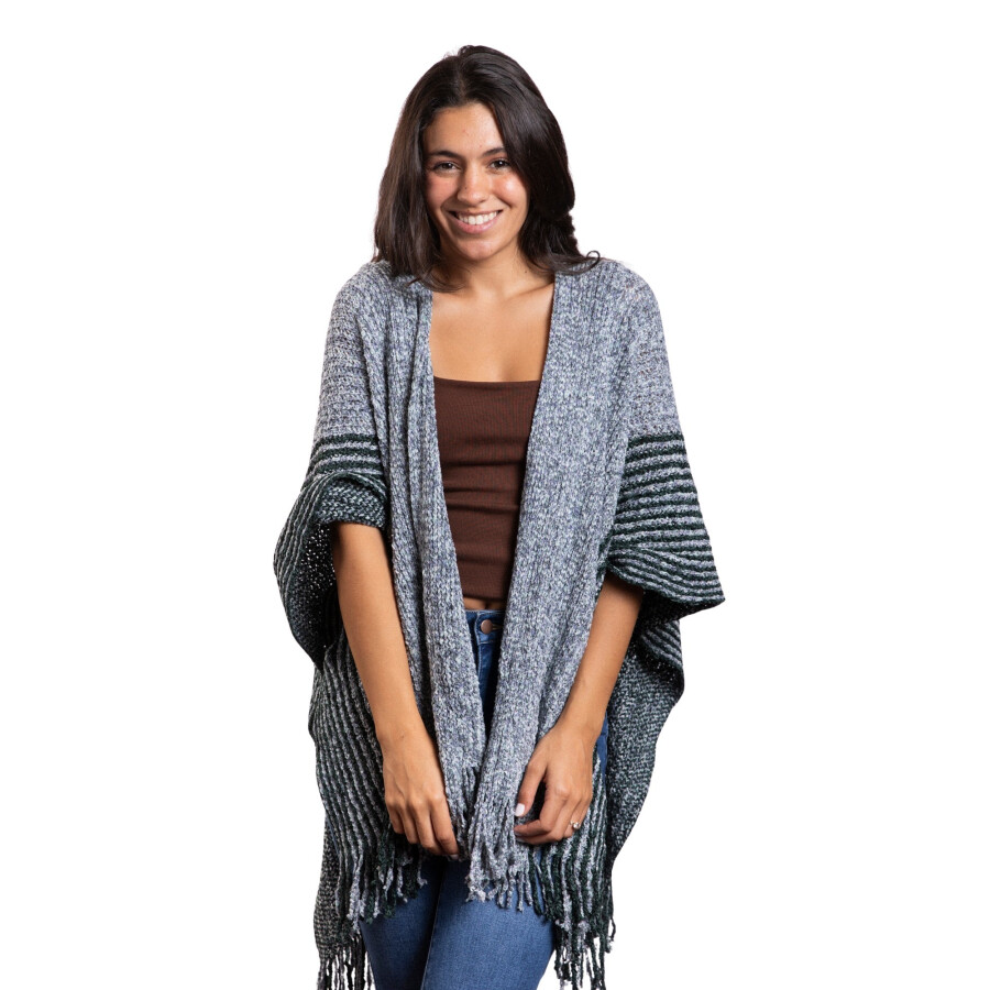 CHERRY RUANA GREY