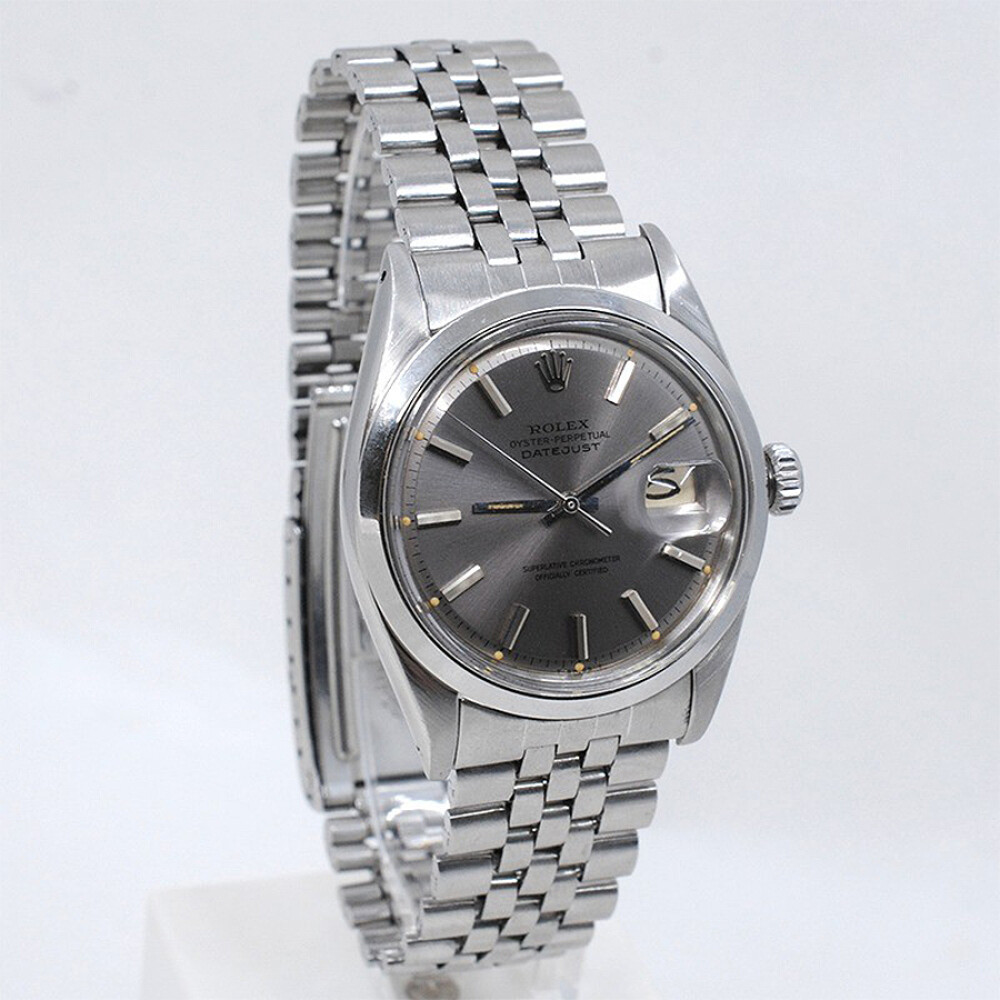 Rolex Datejust 1600 Caja 36 MM Año 1968 Dial Pie Pan Acero Inoxidable Rolex Datejust 1600 Caja 36 MM Año 1968 Dial Pie Pan Acero Inoxidable