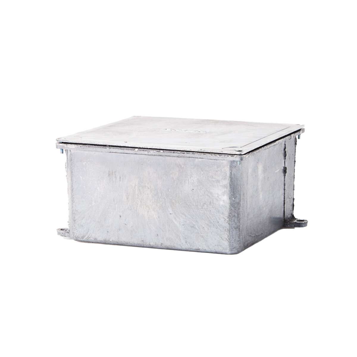 Caja de registro con goma y tapa IP65 Daisa - 130x100x63 con salidas rosca gas 3/4” 