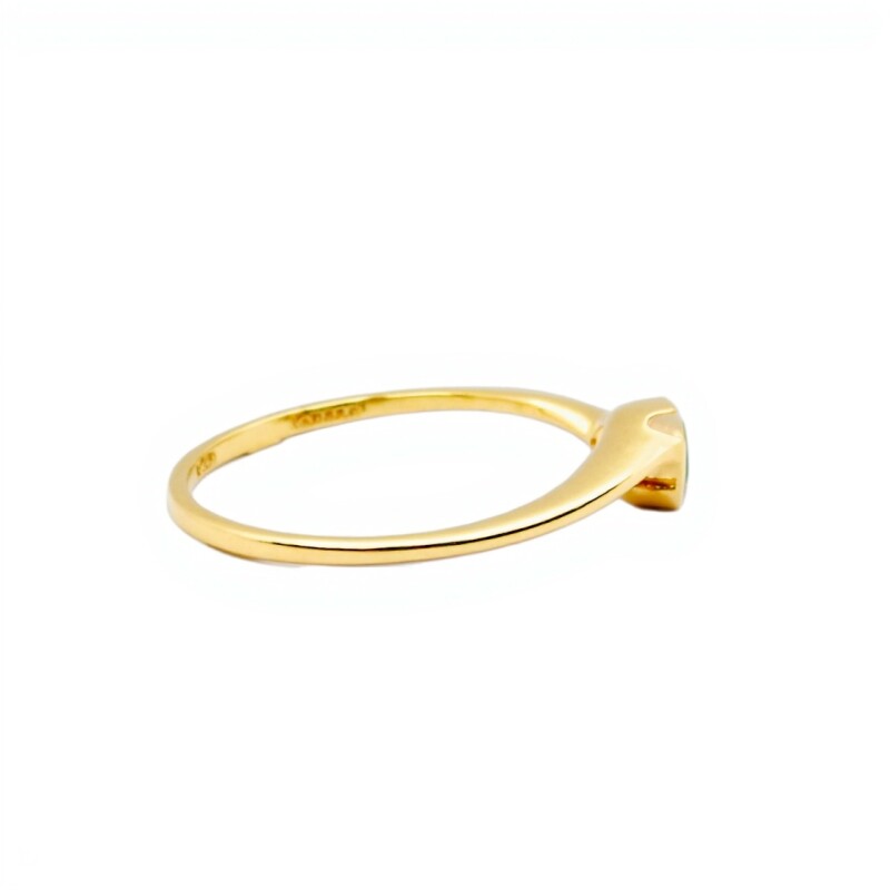 Anillo Cruzado-Oro 18k-Piedra Zirconia-AN9517 conpiedra