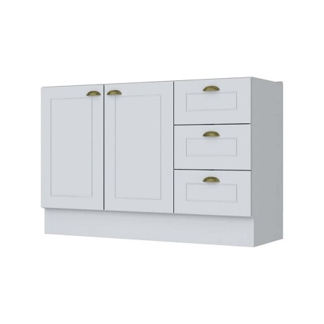 BAJO MESADA 120 CM MDF BLANCO AMERICANA