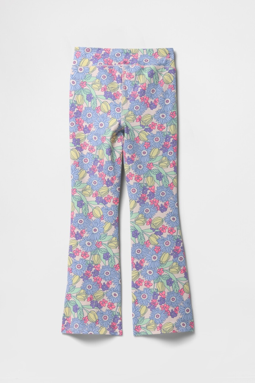 Calza Flare Niña Floral Print