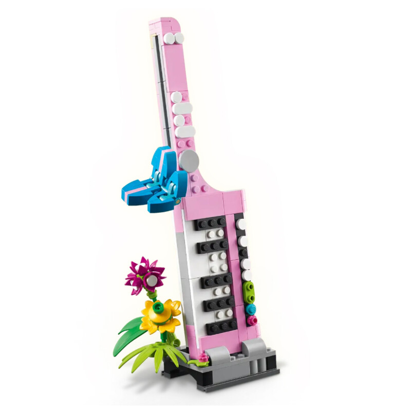 Máquina de Escribir con Flores Lego Máquina de Escribir con Flores Lego