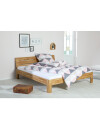 Estructura cama OLSKER 140x190 roble claro Estructura cama OLSKER 140x190 roble claro