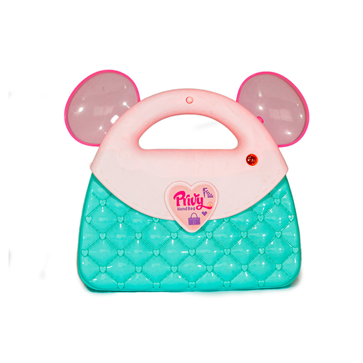 Cartera Princesa con proyecta figura 23x8x26cm celeste - Cartera Princesa Con Proyecta Figura 23x8x26cm Celeste 