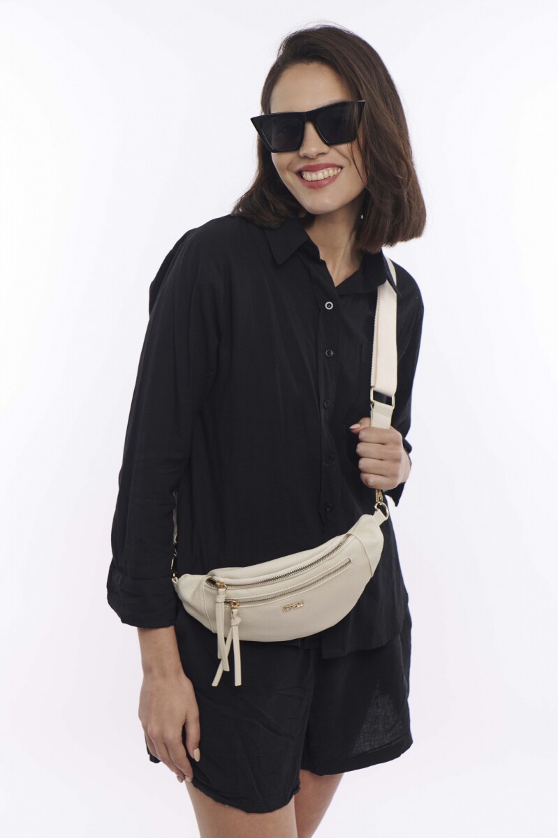 Riñonera con cinta - Blanco 