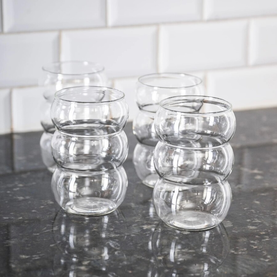 Vaso de Vidrio Burbujas Vaso de Vidrio Burbujas