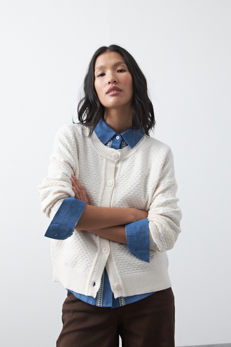 CARDIGAN TEODORA Crudo