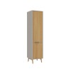PANELERO - DESPENSERO 2 PUERTAS LINEA WOOD GRIS
