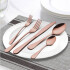 Juego de 24 Cubiertos De Acero Inoxidable Cocina Imback Rosa Juego de 24 Cubiertos De Acero Inoxidable Cocina Imback Rosa