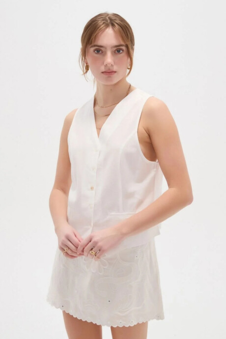 Chaleco Fiorenza Blanco