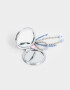 Espejos Con Charm Llavero Con Espejo Con Diseño Feeling Jeanious Y Charm - Combinacion Tricolor