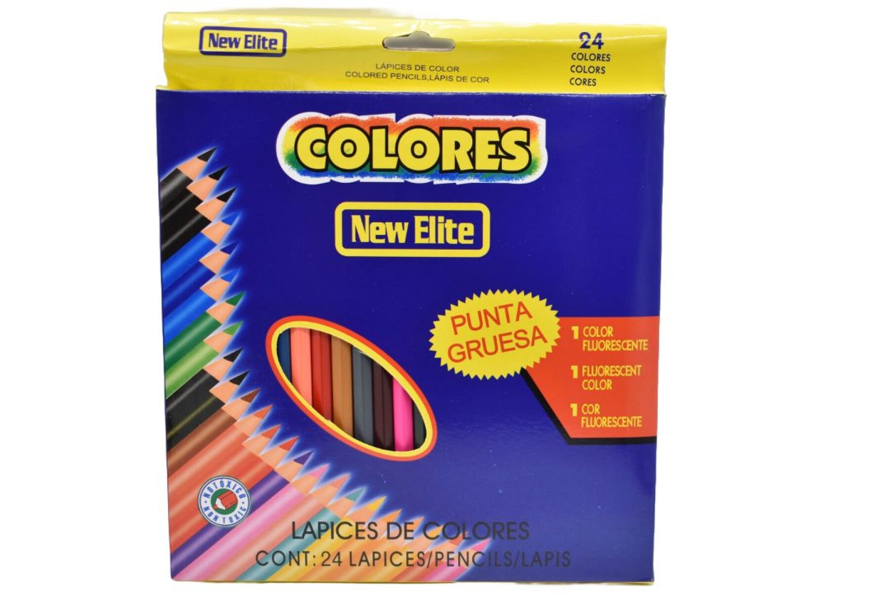 Lápices De Colores X 24 Unidades 17.5 Cm 