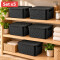 Set x5 Caja ratán 7 lts NEGRO