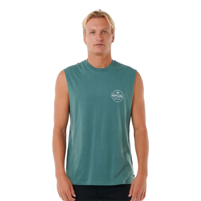 Remera Rip Curl Stapler Muscle - Verde Remera Rip Curl Stapler Muscle - Verde