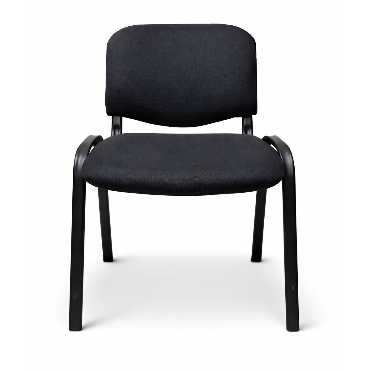 Silla Fija De Escritorio O Sala De Espera M504 Negra 