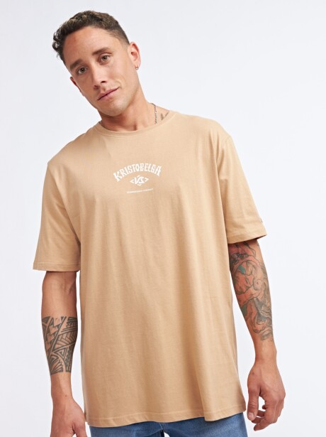 REMERA MIAMI BEIGE