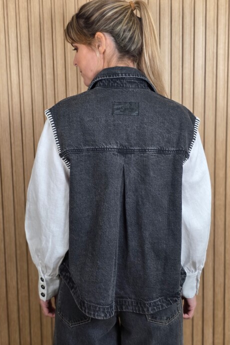 Chaleco Moto Negro