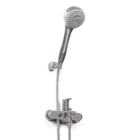 Griferia De Ducha Externa Monocomando Cromo Aqualia Alcamo 000