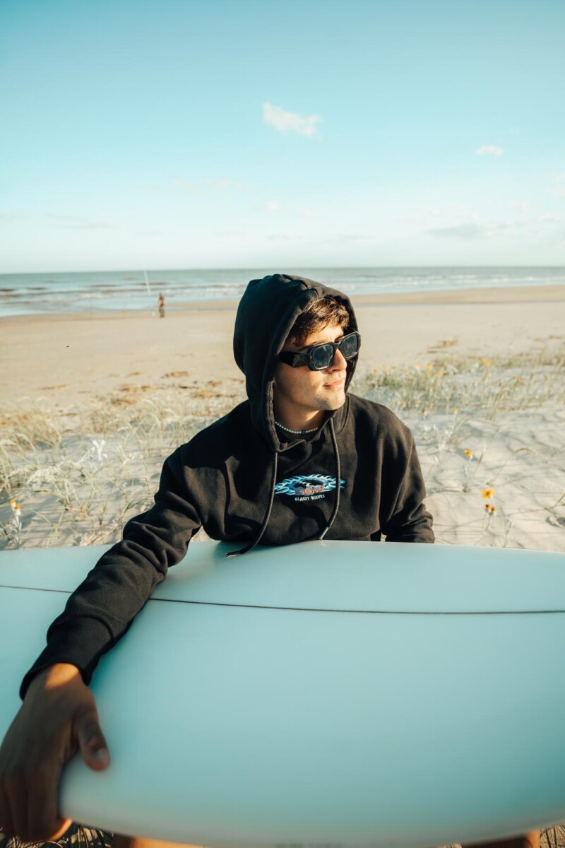HOODIE HIBISCO / Black U