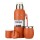 Set Acero 1Lt. Mate con Tapa Terracota