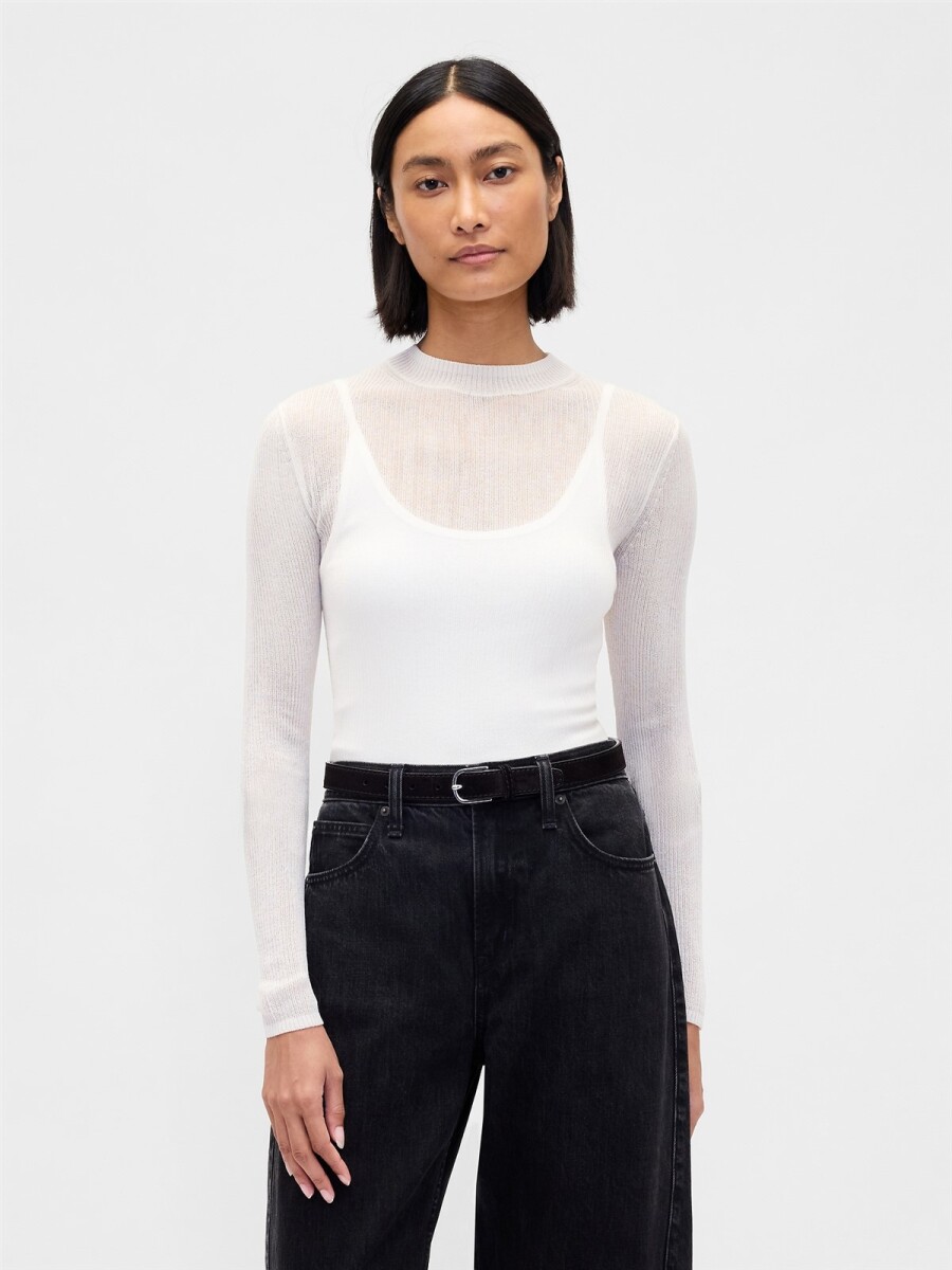 Buzo Transparente Mujer - Regular Grey 