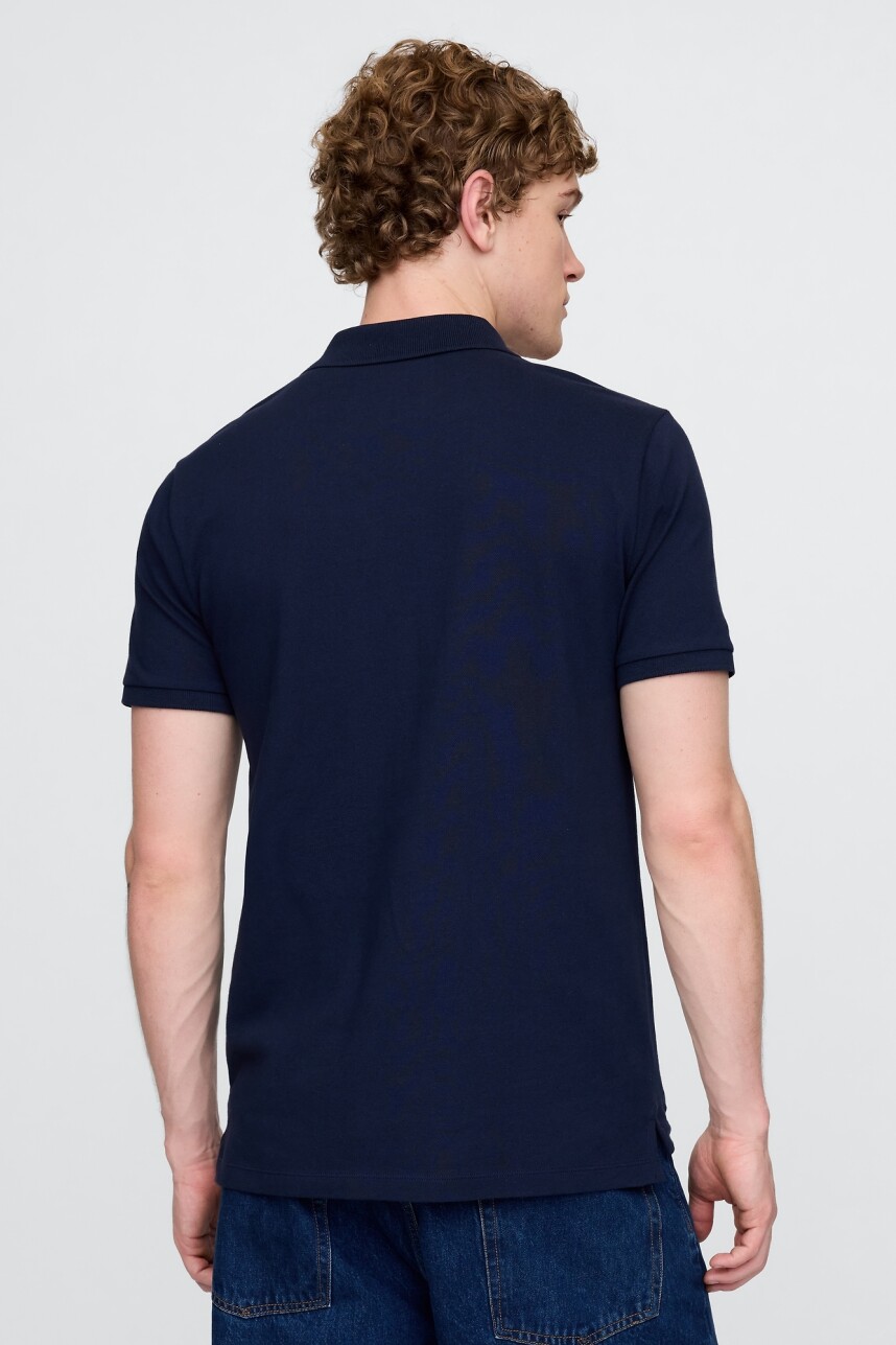 Remera Polo Osito Brannan Hombre Tapestry Navy