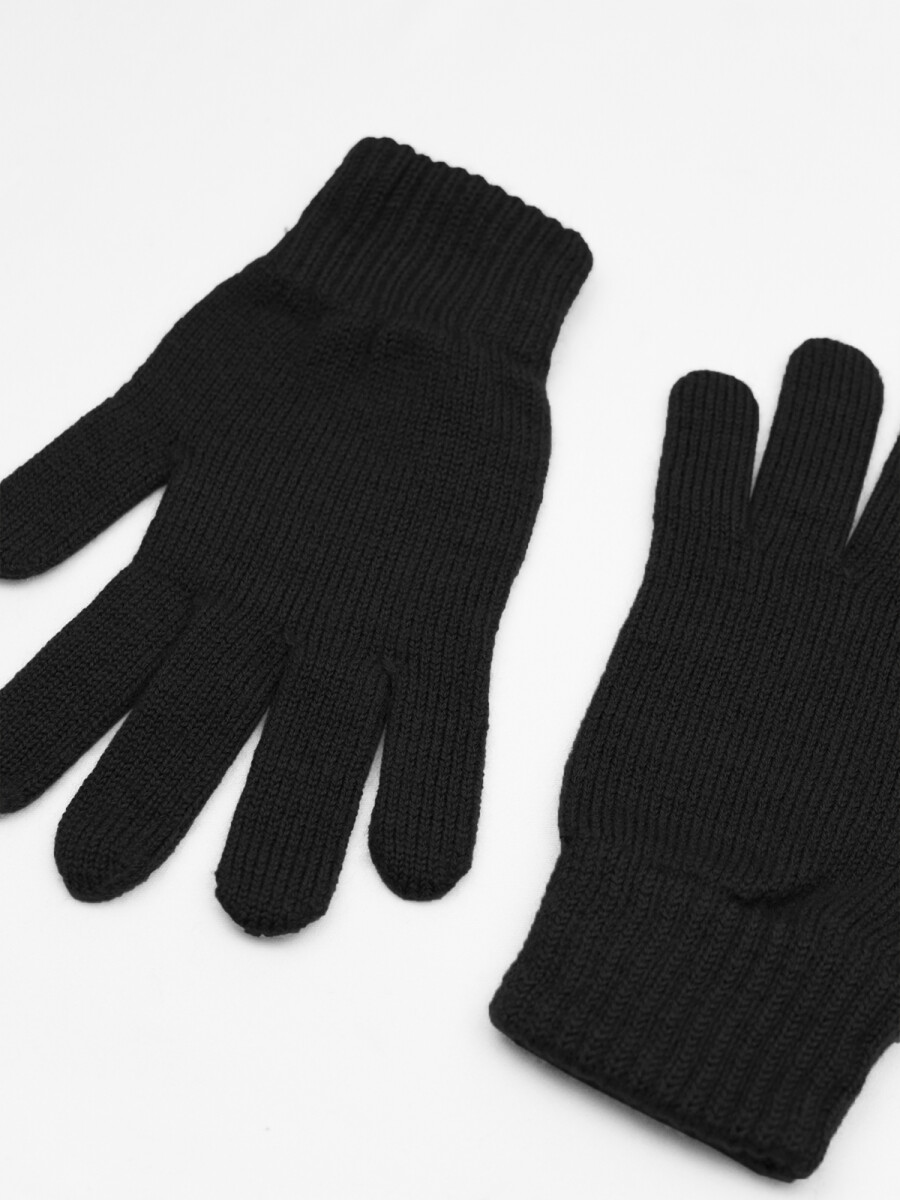 Guantes de Lana - Negro 