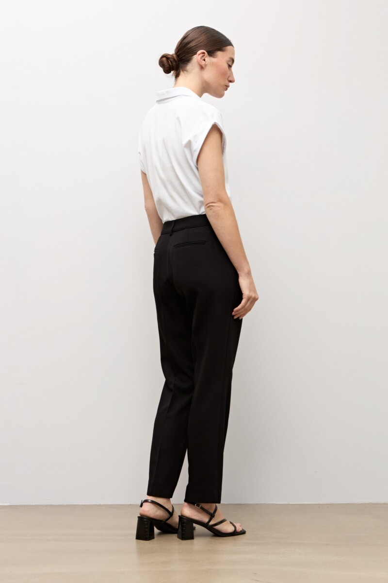 Pantalon slim sastrero negro