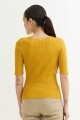 Sweater cuello bote DORADO