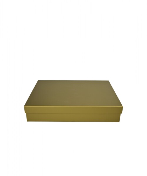 Caja Rigida 27,5 x 37,5 x 7,5 DORADO