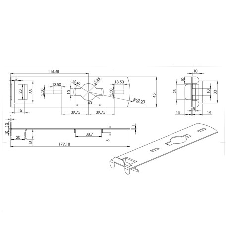 ACCESORIO TOPE SUPERIOR ESCALON PARA MAIN SET 000