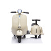 Moto Vespa para niños con asiento para acompañante a bateria Moto Vespa para niños con asiento para acompañante a bateria
