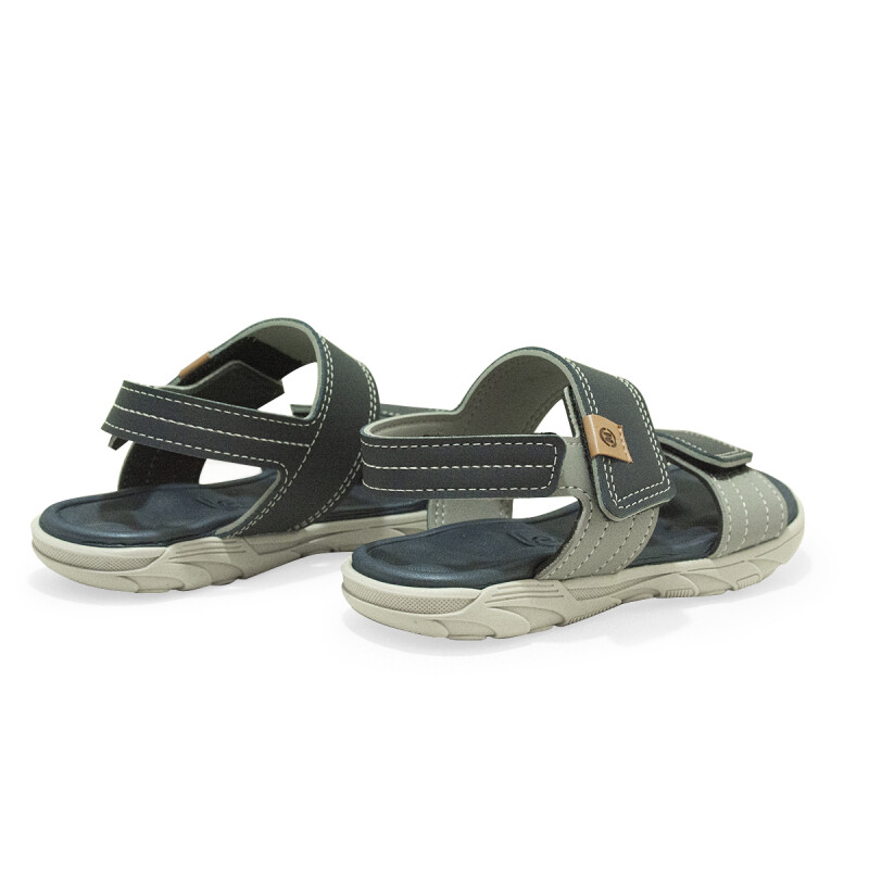 Sandalias - Molekinho - Molekinho Sandalia C/Velcro 2 Tiras de Niños - 2400.155-13958 Marino-gris