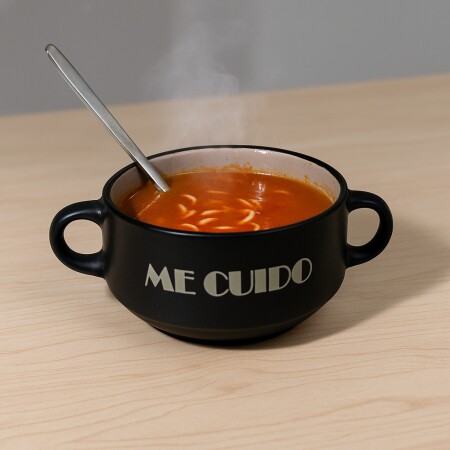 BOWL DE CERAMICA PARA SOPA 450ML 12X6CM MULTICOLOR