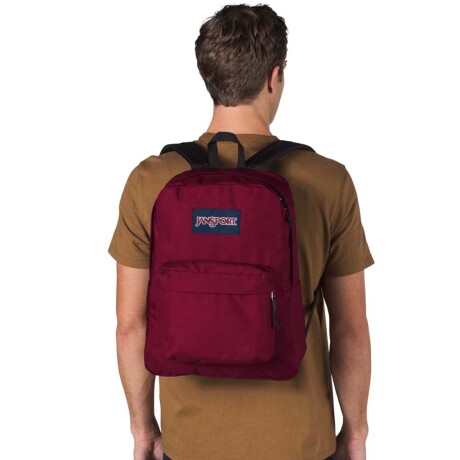 Mochila Jansport Superbreak 25 L Original Unisex Bordó