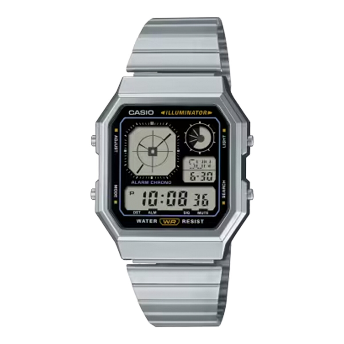 Reloj Casio en Acero Inoxidable Plateado 