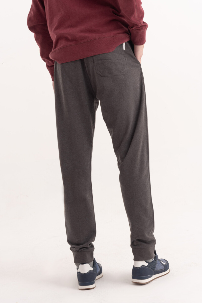 Pantalón deportivo con puño Gris Oscuro