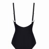 Malla Nina – Traje de baño de tejido italiano con filtro UV+50 Negro