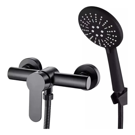 Monocomando Para Ducha Mezcladora Griferia Para Baño Negro Monocomando Para Ducha Mezcladora Griferia Para Baño Negro