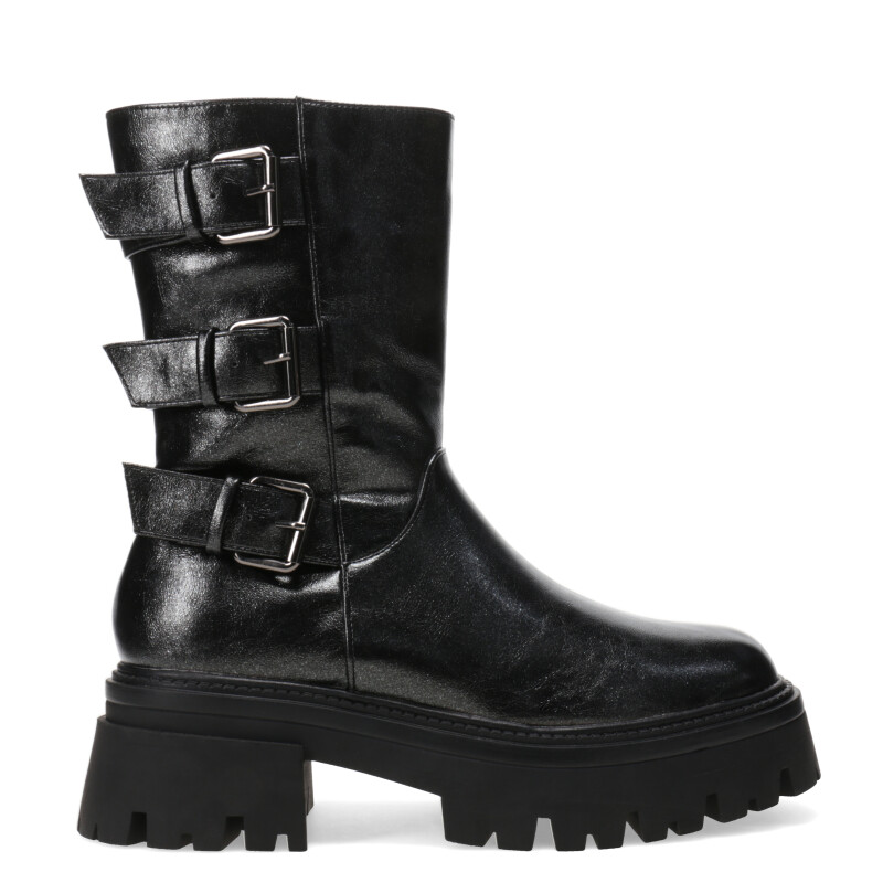 Bota de Mujer Miss Carol GERMIN con tres tiras Negro
