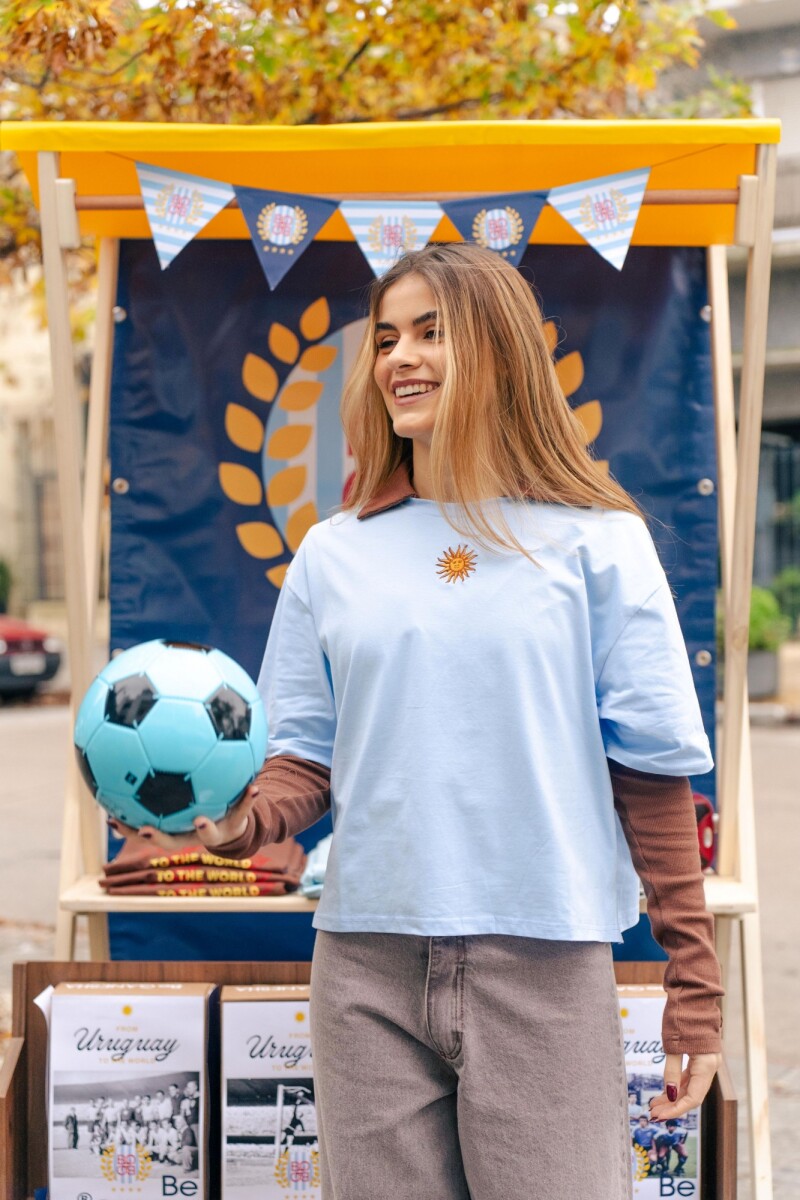 Remera Charrua Celeste
